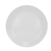 Plato Ensaladero Arrocero Pastelero Clásico Redondo de 20 cm de Vidrio Opalino Blanco Antartic Anfora