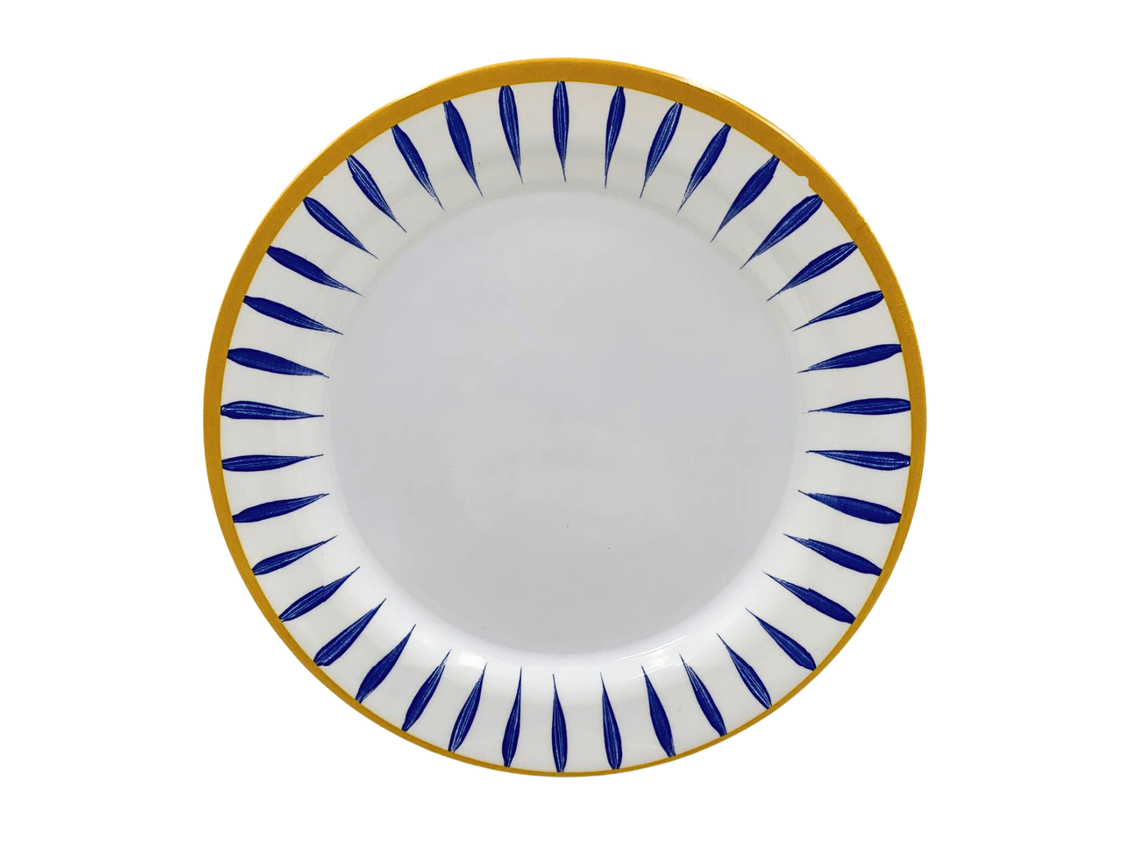 PlatoTrinchede20cmdeMelaminaResistenteTipoPlasticoPlumasAzulesTKM120TabandKit.png