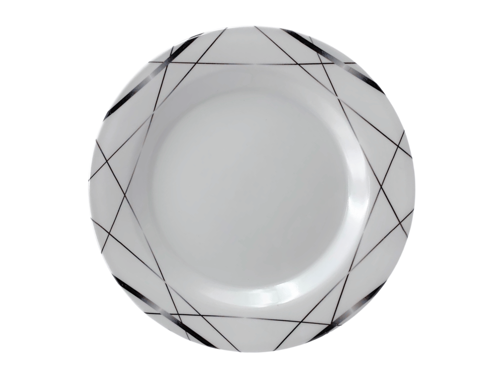 PlatoTrinchede23cmdeMelaminaResistenteTipoPlasticoLineasPlateadasTKM113TabandKit.png