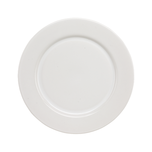 Plato Trinche de 28 cm de Loza tipo Cerámica Elegante Clásico Blanco Glacial 310026 Santa Anita