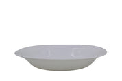 Plato Sopero Hondo Clásico Cuadrado de 22 cm de Vidrio Opalino Blanco ILuminarc