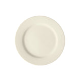 Plato Trinche Redondo Elegante 27 cm de Loza tipo Cerámica Blanco Nevada Corona