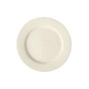 Plato Redondo Ensaladero Elegante de Loza tipo Cerámica 20 cm Blanco Nevada Corona