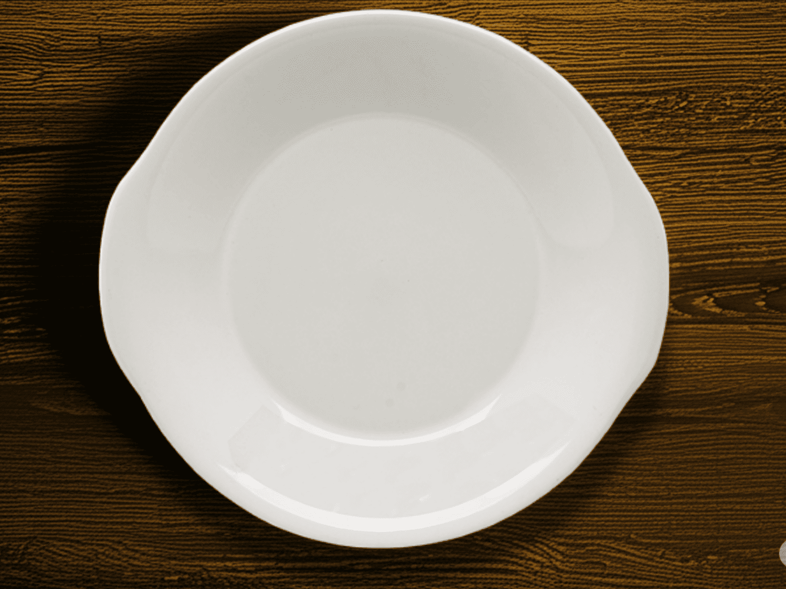 Plato cacerola 23 cm de Loza Tipo Cerámica Elegante Clásico Blanco Glacial 310723 Santa Anita