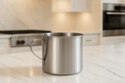 Pocillo Mediano Resistente de Aluminio de 11 cm de 1 Litro Komale 420195 HORECA