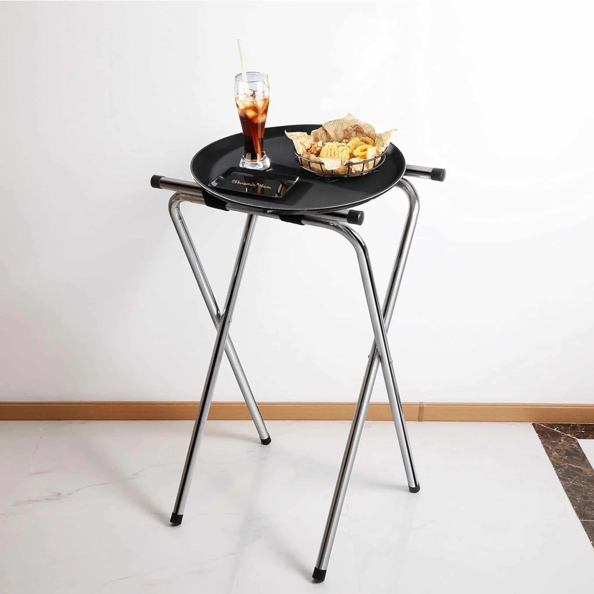 Porta Charolas 3/7'' 16x35x77cm Reforzada de Acero Inoxidable DS0600 Buffetware
