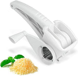 Rallador de Acero Inoxidable Manual Giratorio de Plástico para Queso 251615 Metaltex