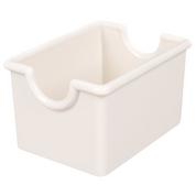 Recipiente Contenedor para Sobres de Azúcar 8x6x5 cm de Plástico Blanco Buffetware M064061