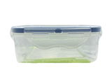 Recipiente Cuadrado Hermético 350 ml de Plástico con Tapa Azul L608 Tab and Kit