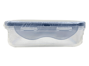 Recipiente Cuadrado Hermético 500 ml de Plástico con Tapa Azul L935 Tab and Kit