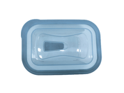 Recipiente Hermético Rectangular de 1.8 Litros de Plástico con Tapa y Valvula Tab and Kit