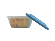 Recipiente Hermético Rectangular de 1.8 Litros de Plástico con Tapa y Valvula Tab and Kit