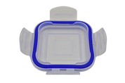 Recipiente Hermético Cuadrado 320 ml de Vidrio con Tapa de Broche Vittori