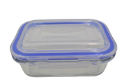Recipiente Hermético Cuadrado 800 ml de Vidrio con Tapa de Broche Vittori
