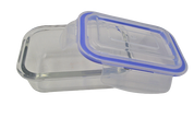 Recipiente Hermético Cuadrado 800 ml de Vidrio con Tapa de Broche Vittori