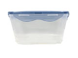 Recipiente Rectangular Hermético 1.8 L de Plástico con Tapa Azul L663 Tab and Kit