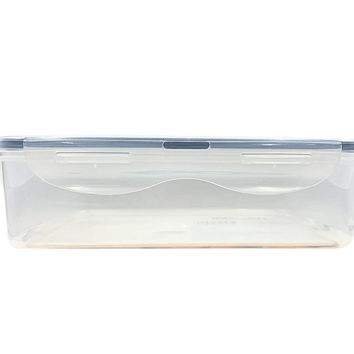 Recipiente Rectangular Hermético 2.5 L de Plástico con Tapa Azul L606 Tab and Kit