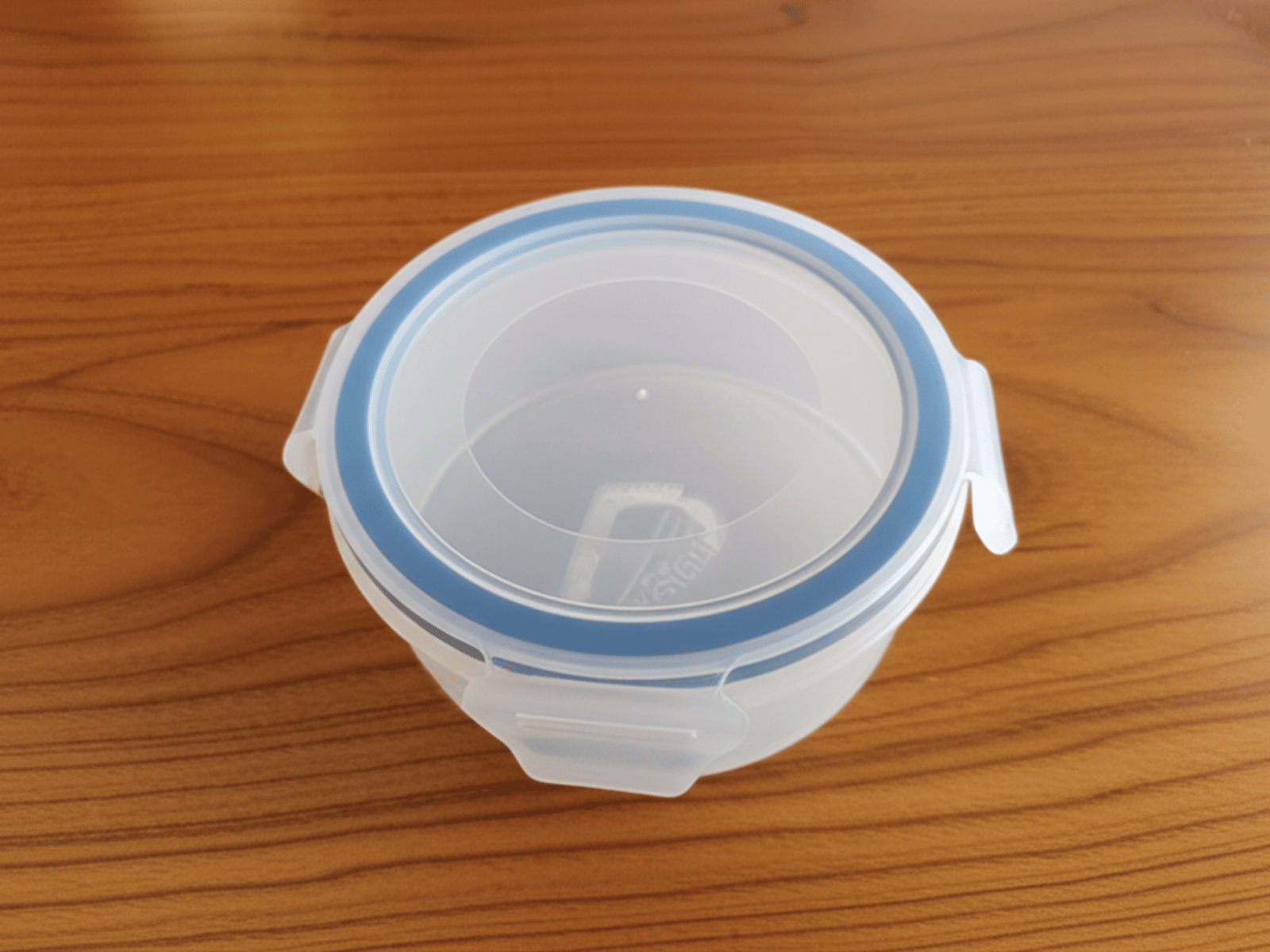 Recipiente Redondo Hermético de 200 ml de Plástico con Tapa L939 Tab and Kit