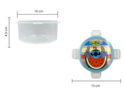 Recipiente Redondo de Plástico con Tapa Clip Infantil Stitch 97041 Andrómeda