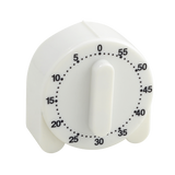 Reloj Timer Cronómetro de Cocina Resorte Manual hasta 60 Minutos Blanco 259200 Metaltex