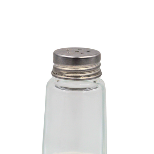 Salero Chico de Vidrio Resistente de 40 ml Octagonal Milán Vidriería Santos 773