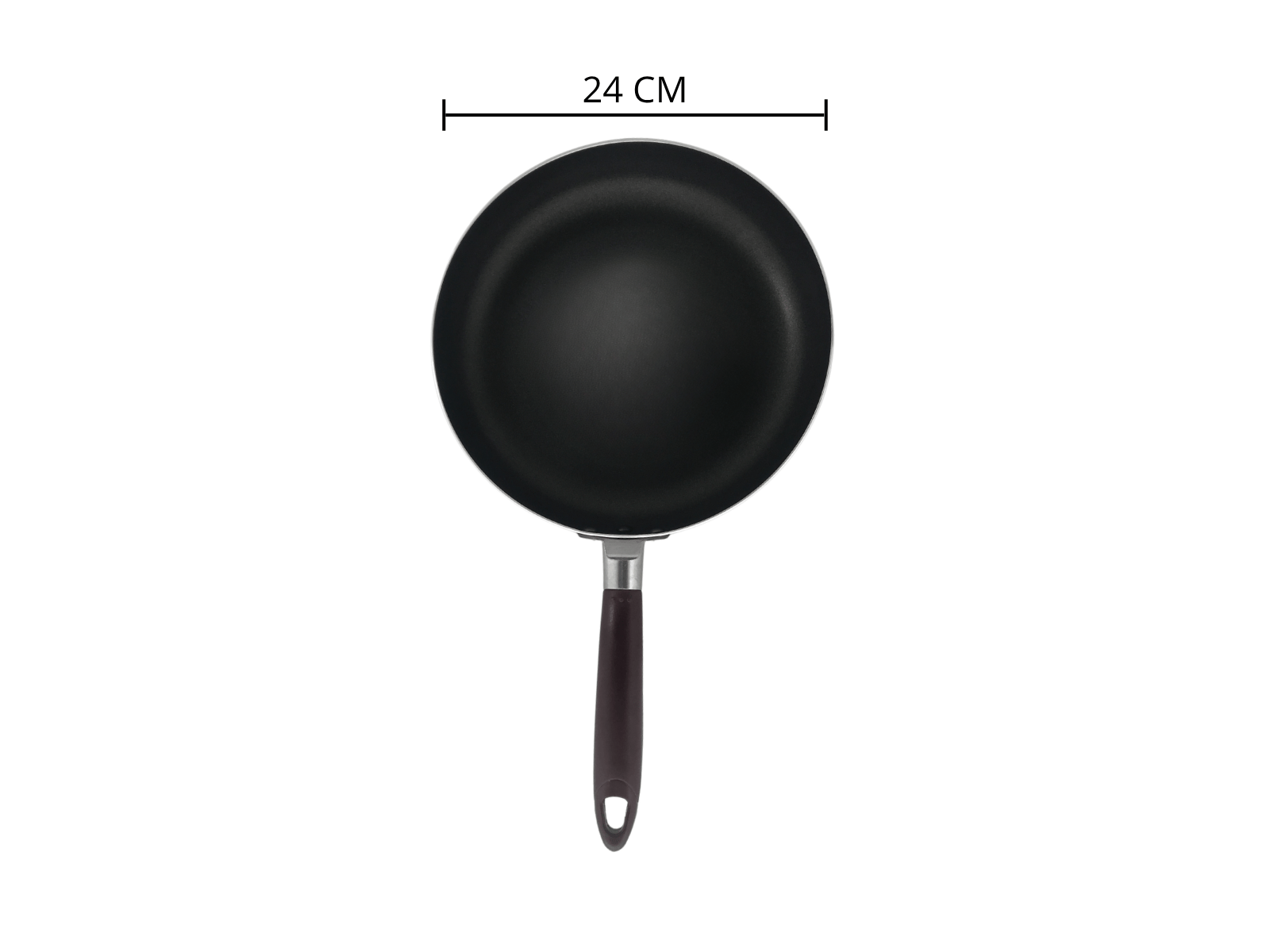 Sartén de Aluminio 24 cm con  Antiadherente Asa de Baquelita ECO TKAL017 Tab and Kit