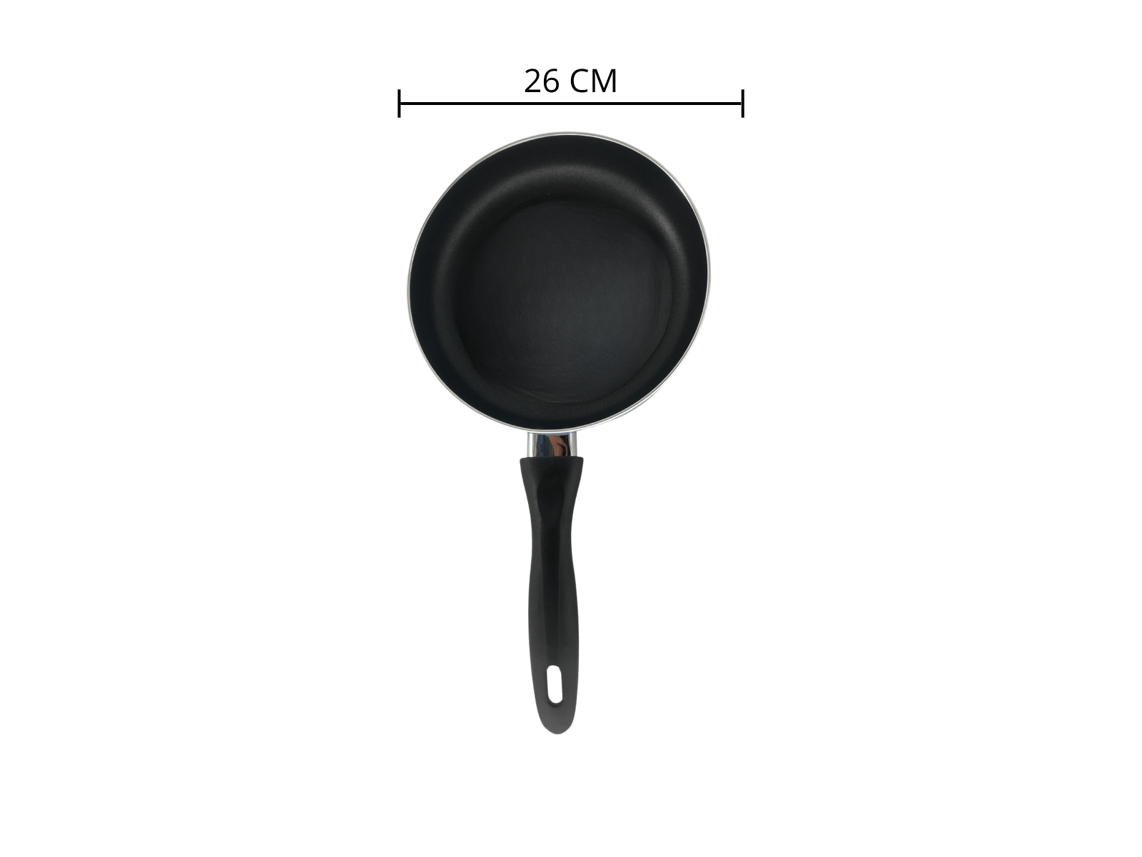 Sartén de Aluminio con Antiadherente 26 cm con Mango de Baquelita IND-TKAL026 Tab and Kit