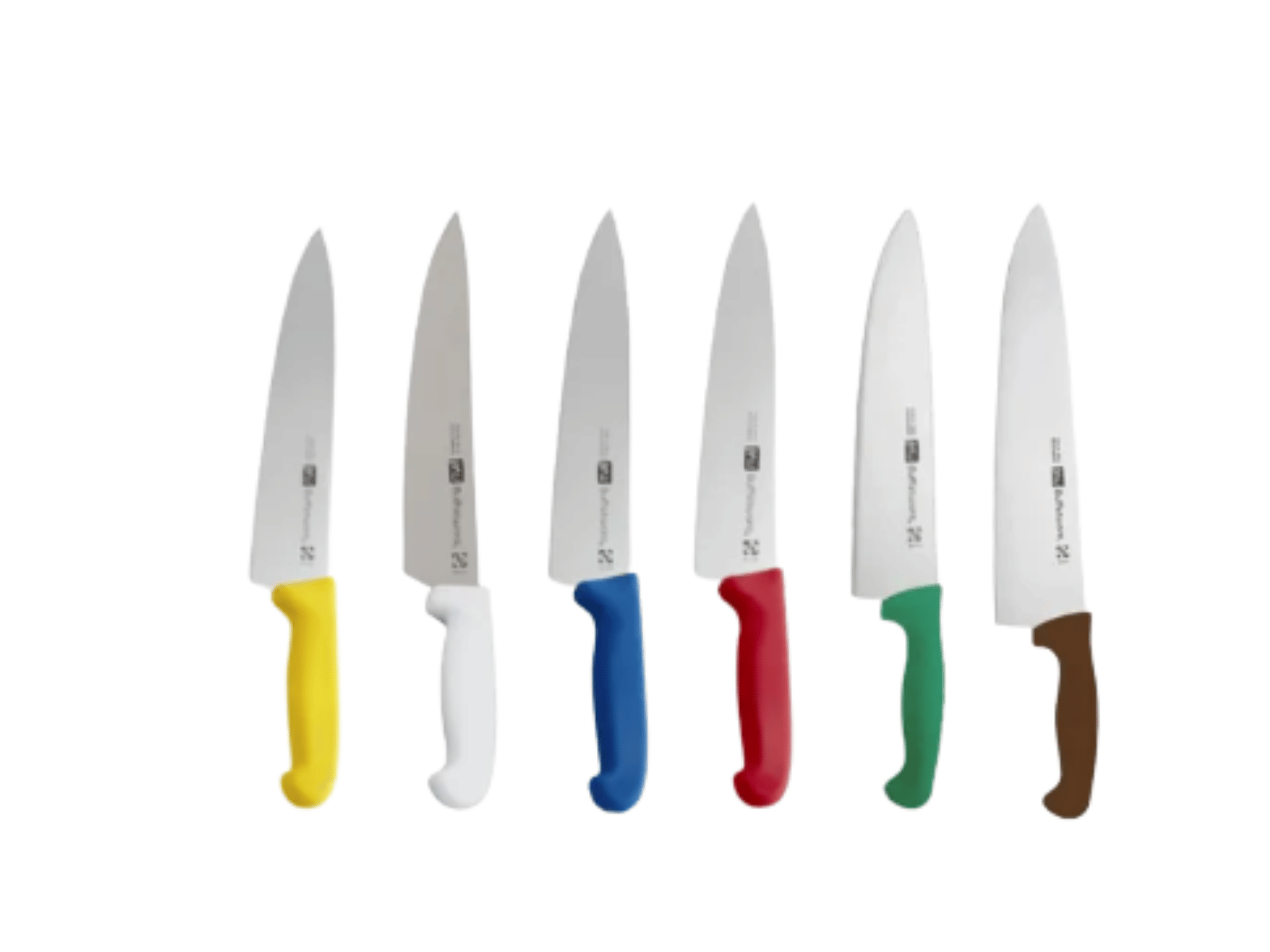 Set 6 cuchillos Chef Profesional 10in 25cm Colores Buffetware Multicolor