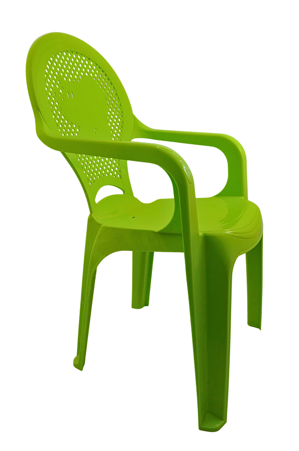 Silla de Plástico Infantil Cómoda Duradera Divertida Varios Colores Ferplast