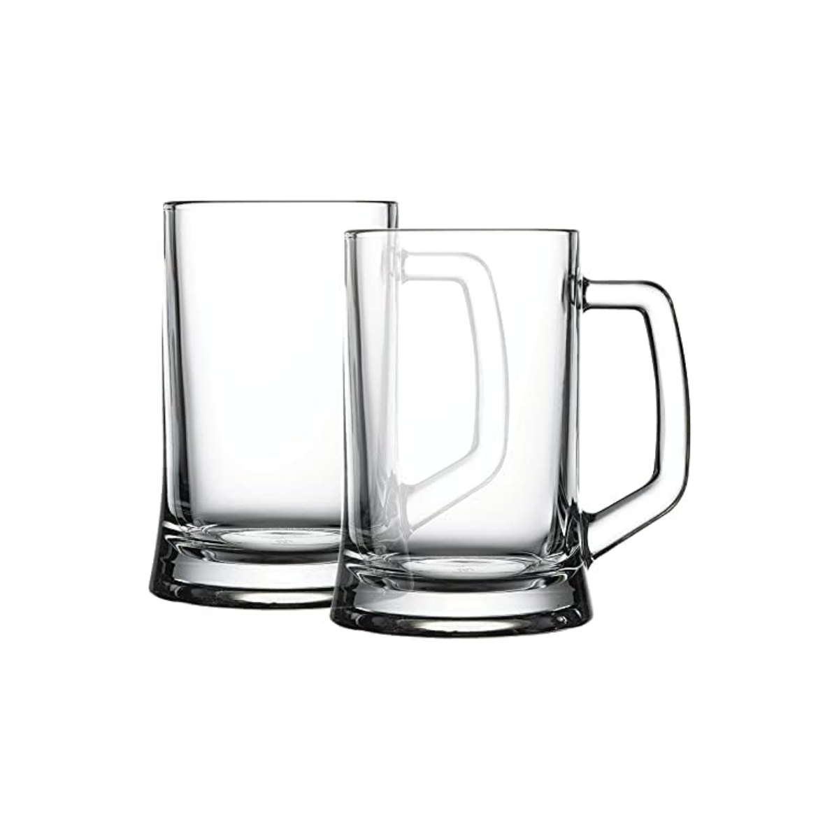 Juego de 2 Tarros Cerveceros de Vidrio Resistente 500 ml Beer Mug Pasabahce