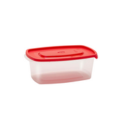 Recipiente Rectangular 3.5 Litros ded Plástico con Tapa Varios Colores Cubasa 581
