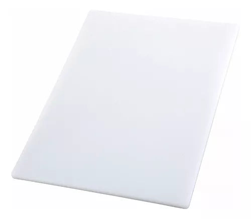 Tabla para Picar de Polietileno Color Blanca de 45x30x1.5 cm DS300B Buffetware