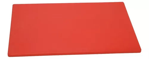 Tabla para Picar de Polietileno Color Rojo de  60x45x1.5 cm DS303R Buffetware