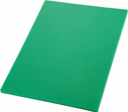 Tabla para Picar de Polietileno Color Verde de 45x30x1.5 cm DS300V Buffetware