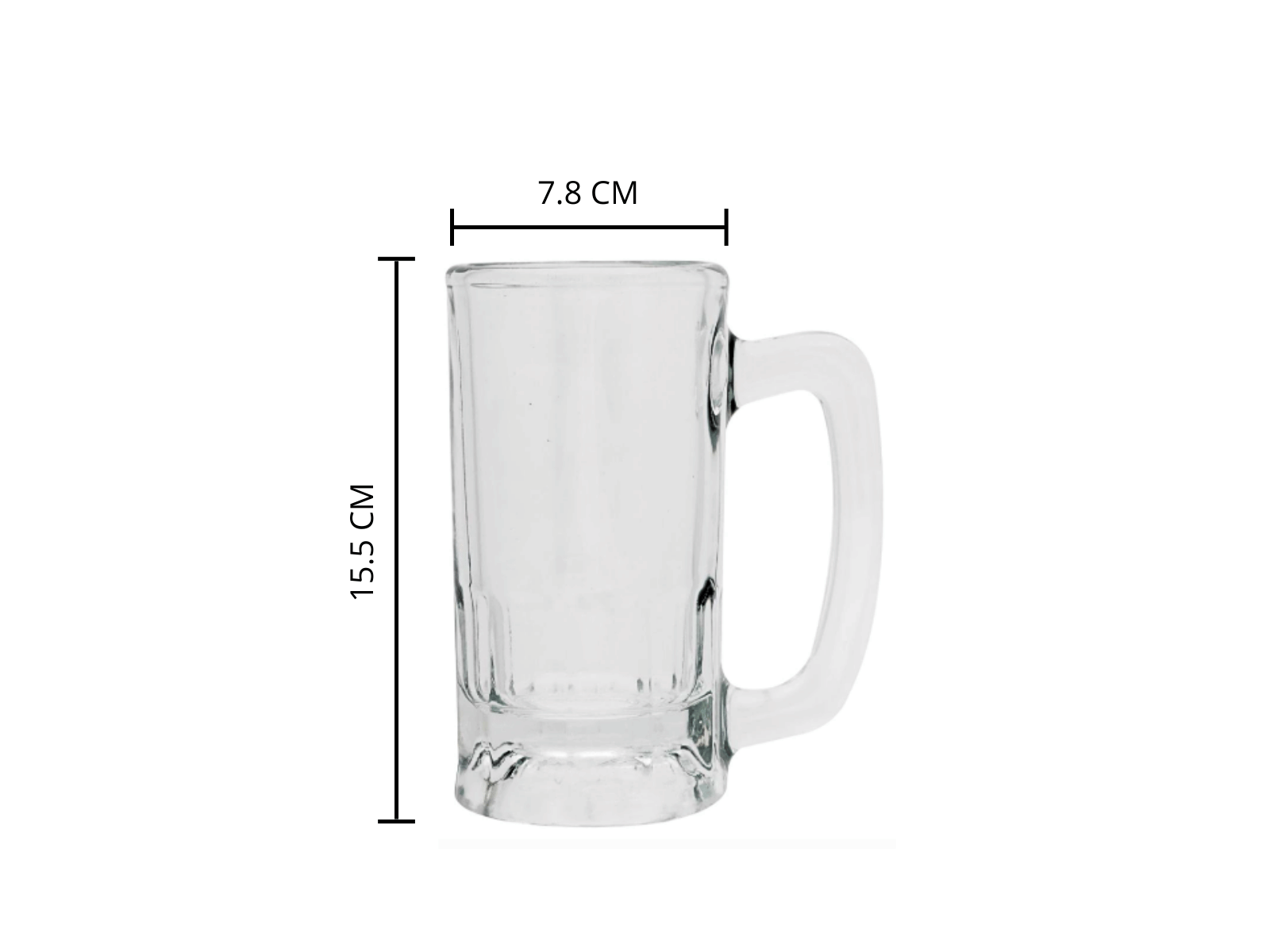 Tarro Cervecero Chico de Vidrio 360 ml V261590 Glassia