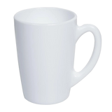 Tarro para Café Elegante de 280 ml de Vidrio Opalino Blanco MKB280 Jiangsu