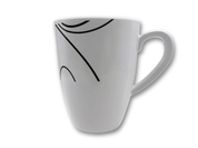 Taza Alta Tarro de Melamina Resistente tipo Plástico Líneas TKM102 Tab and Kit