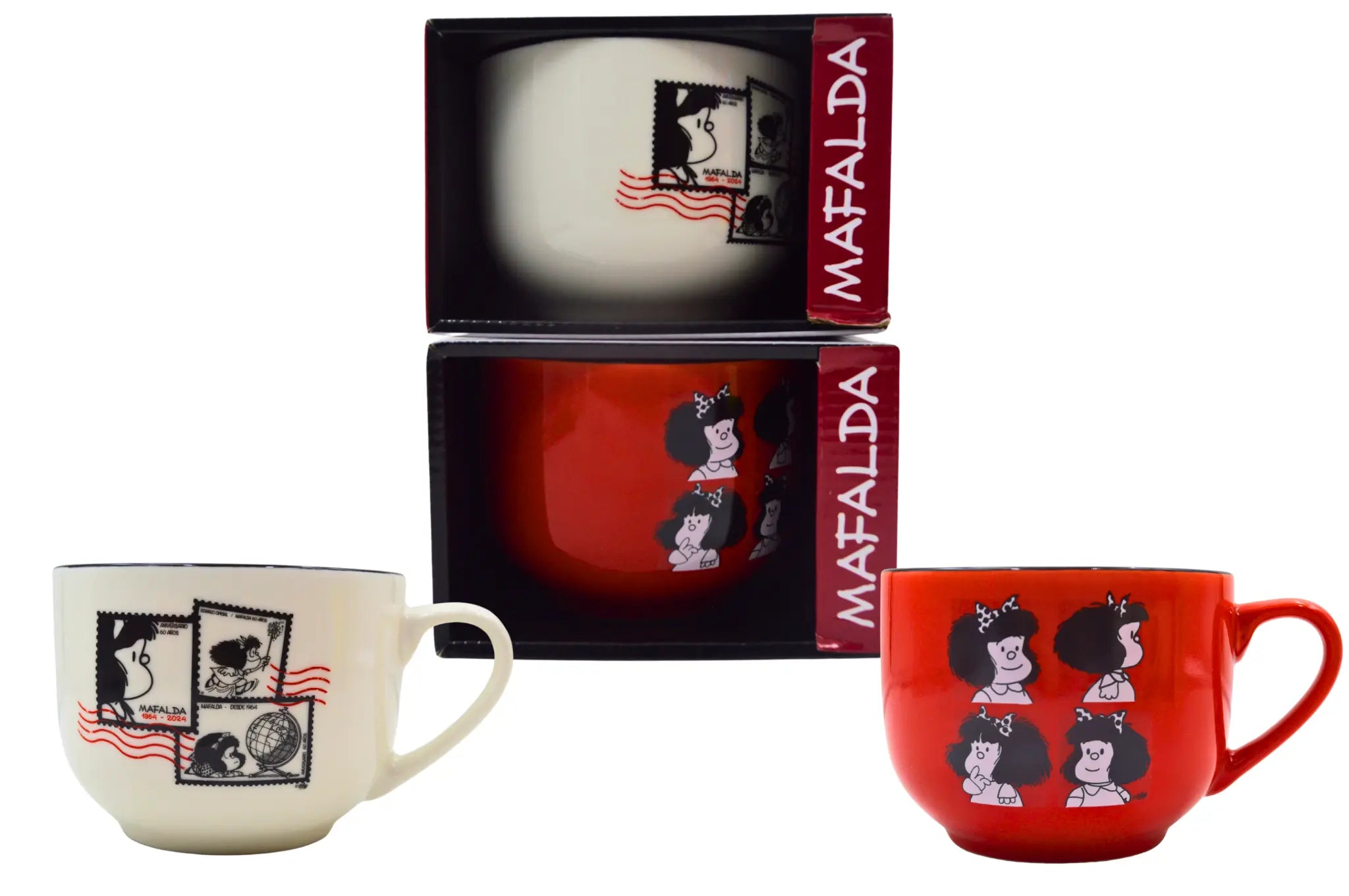 Taza Jumbo de 510 ml de Porcelana Mafalda Licencia Oficial Varios Diseños AM98-001 Maki