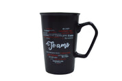 Taza Tarro Alto de 373 ml de Porcelana Resistente Apta Microondas Amor Día del Amor y la Amistad AM97-004V