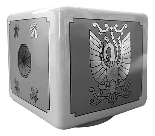 Taza Tarro Cuadrada Jumbo de 560 ml Porcelana Ikki Fenix Caballeros del Zodiaco Anime Licencia LCDZ MUG-CABZOD-10