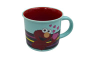 Taza Tarro Jumbo de 345 ml Elmo Plaza Sesamo de Porcelana Resistente Apta Microondas AM74-001V