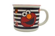 Taza Tarro Jumbo de 345 ml Elmo Plaza Sesamo de Porcelana Resistente Apta Microondas AM74-001V