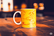 Taza Tarro de 330 ml Porcelana Agumon Digimon Anime Licencia MUG-DMON-01