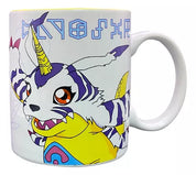 Taza Tarro de 330 ml Porcelana Gabumon Digimon Anime Licencia MUG-DMON-02