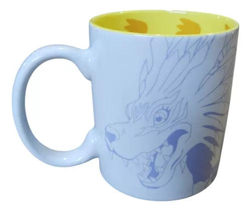Taza Tarro de 330 ml Porcelana Gabumon Digimon Anime Licencia MUG-DMON-02