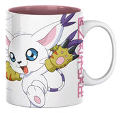 Taza Tarro de 330 ml Porcelana Gatomon Digimon Anime Licencia MUG-DMON-04