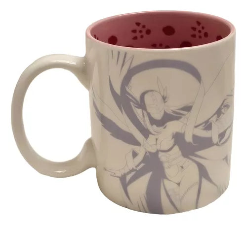 Taza Tarro de 330 ml Porcelana Gatomon Digimon Anime Licencia MUG-DMON-04