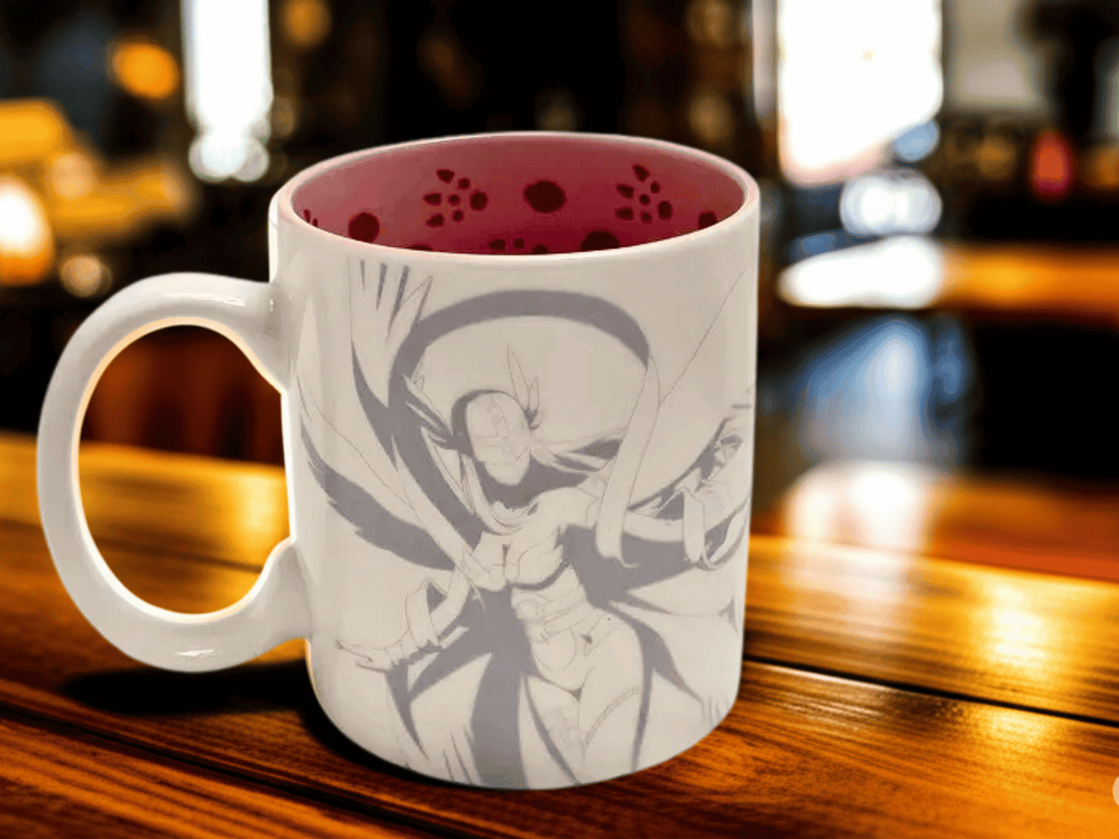 Taza Tarro de 330 ml Porcelana Gatomon Digimon Anime Licencia MUG-DMON-04