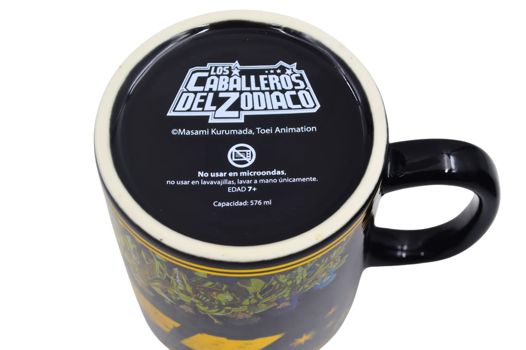 Taza Tarro Jumbo de 520 ml de Porcelana Caballeros Zodiaco Anime Licencia MBIG-CABZOD-01