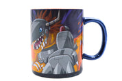 Taza Tarro Jumbo de 520 ml de Porcelana Metálica Digimon Anime Licencia MBIG-DMON-01